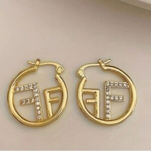 18k Gold Plated Hoop Earrings